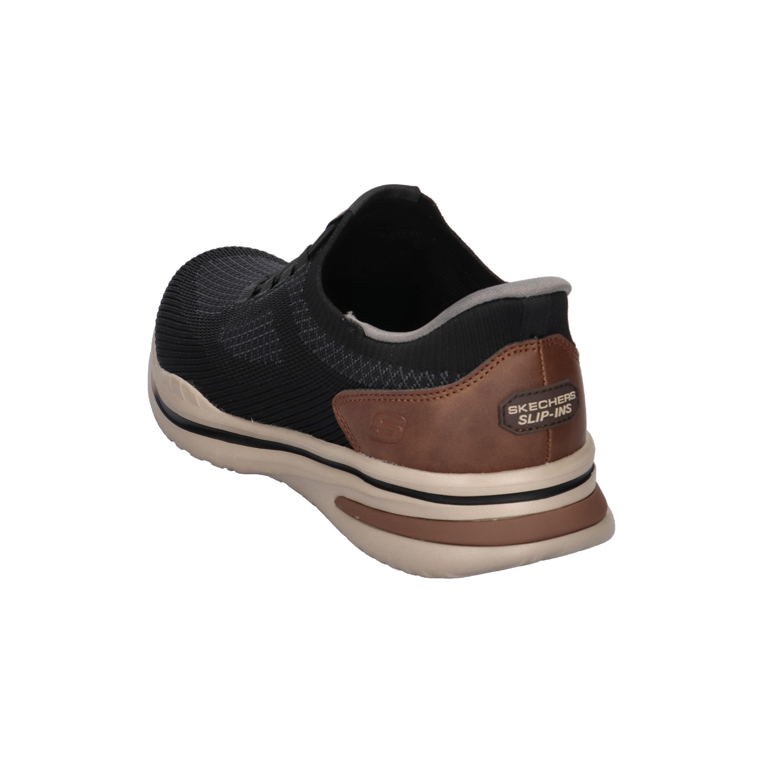 Skechers Herren Slip-ins Relaxed Fit: Norlan - Alonso Sneaker 211207 BLK 12/15
