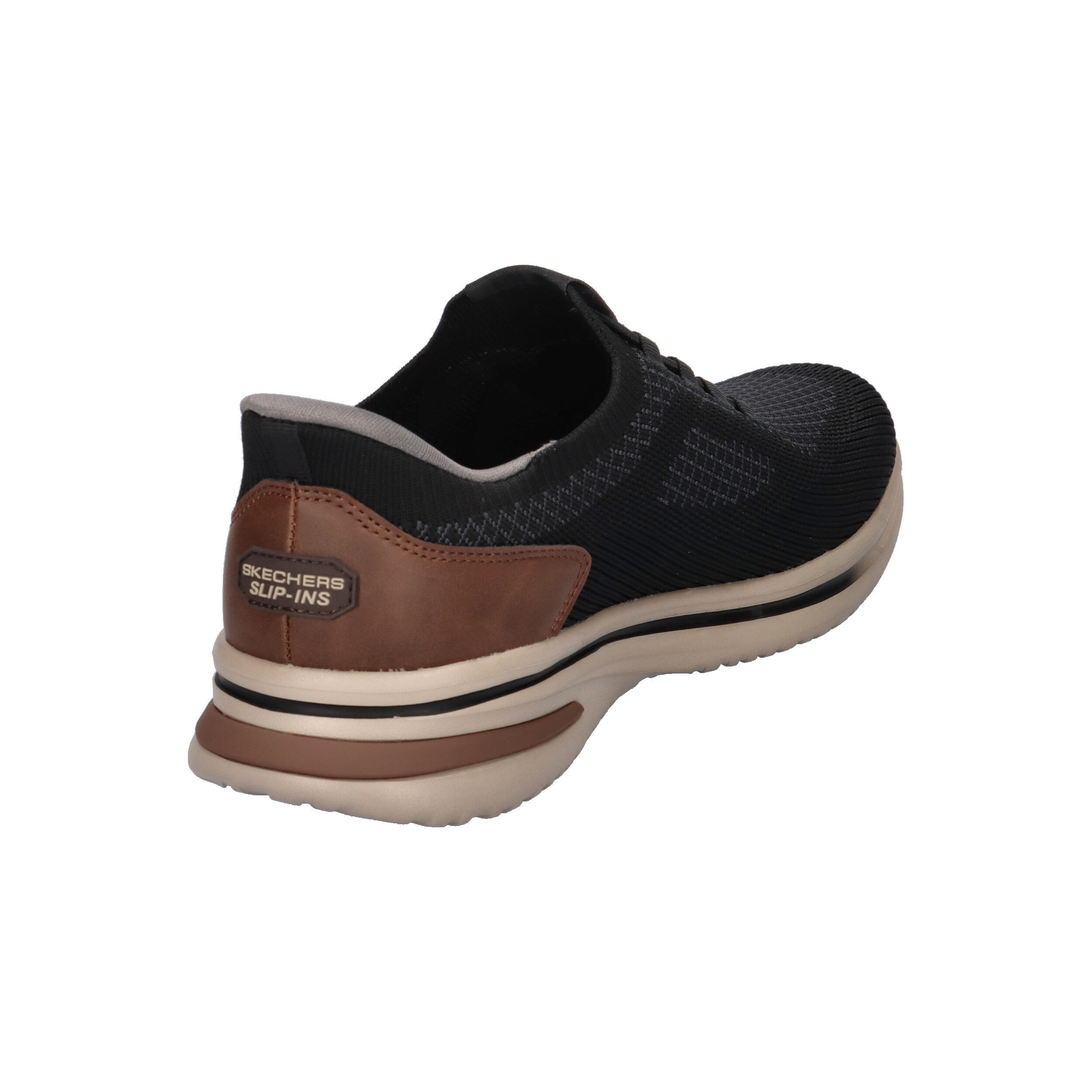 Skechers Herren Slip-ins Relaxed Fit: Norlan - Alonso Sneaker 211207 BLK 6/7