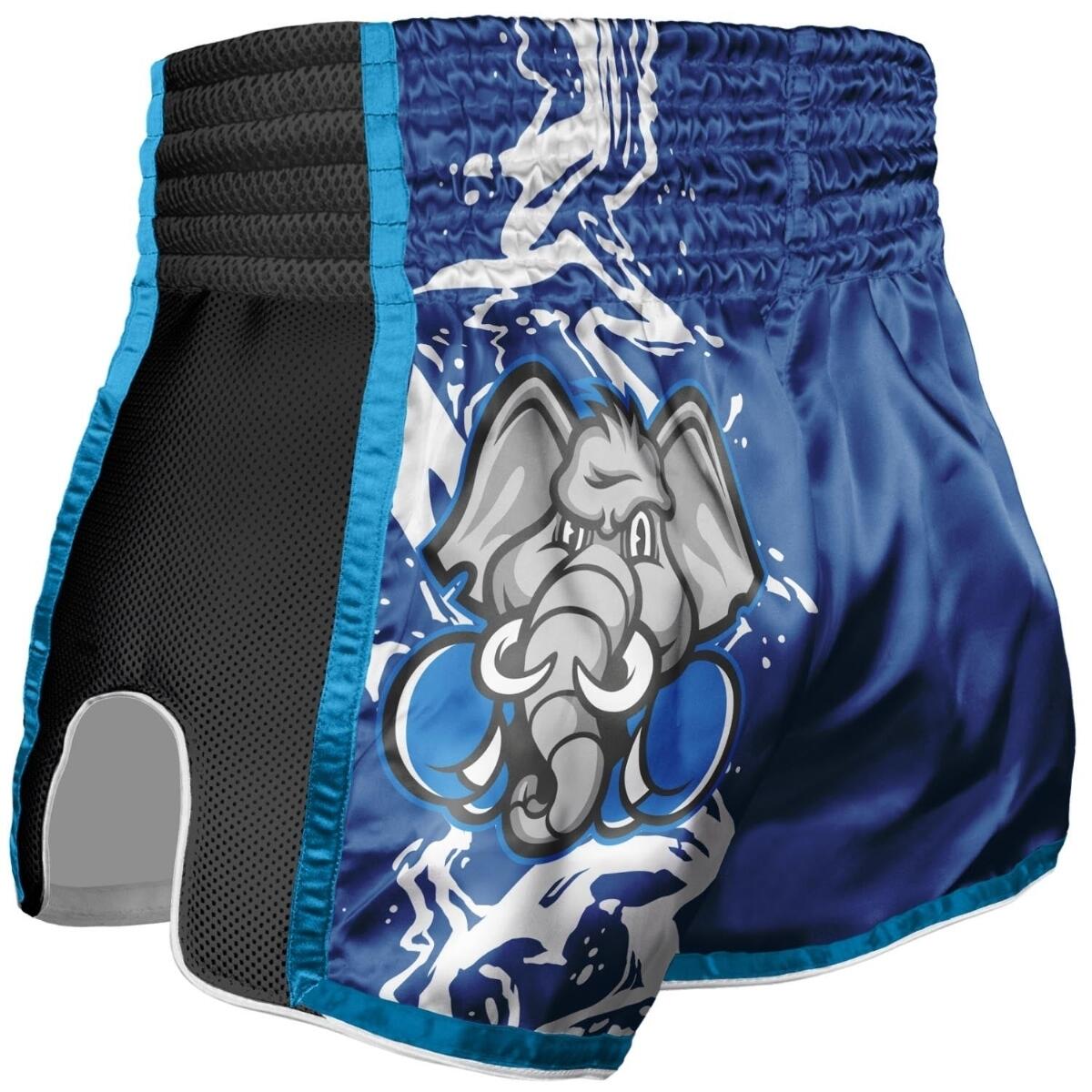 Kids Muay Thai Shorts 8 WEAPONS Jipe blue 3–4Y 2/7
