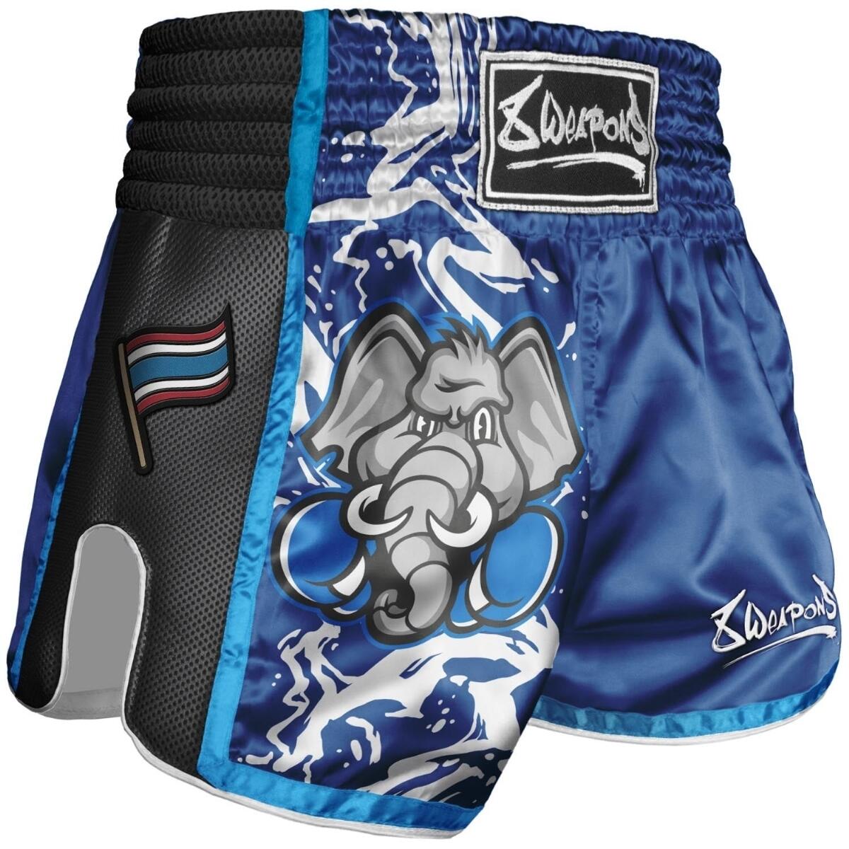 8 WEAPONS Kids Muay Thai Shorts 8 WEAPONS Jipe blue 6–8Y