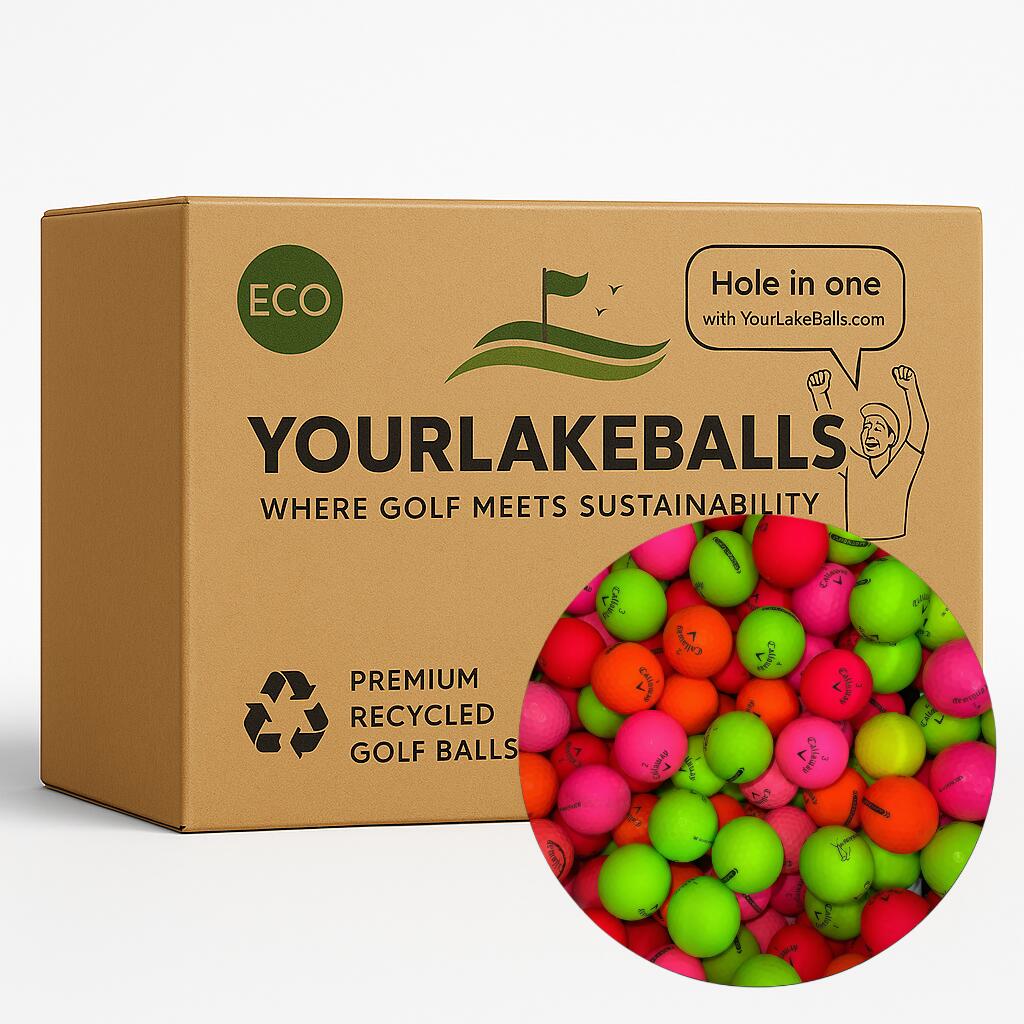 24 Used Callaway Supersoft Matte Golf Balls – AAAA Quality – Lakeballs