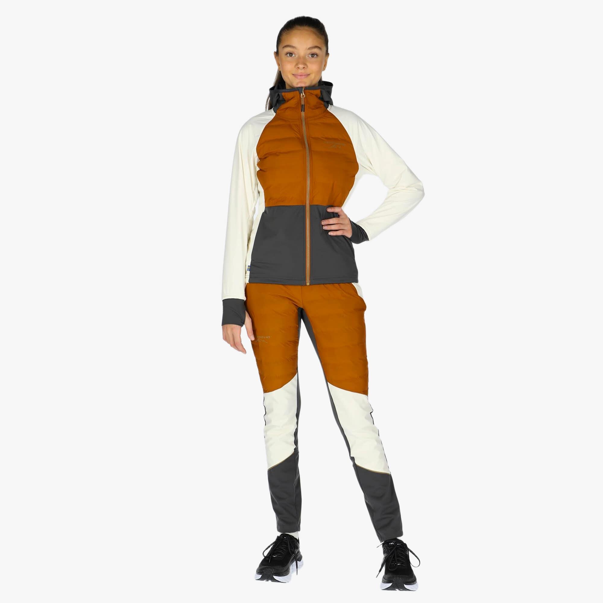Dames cross-country ski jas waterdicht ademend Nordic Hybrid Hooded W 3/7