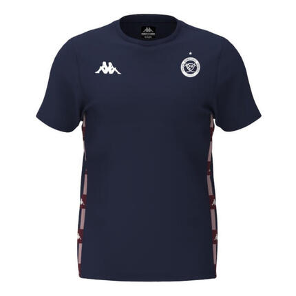 T-shirt Union Bordeaux Bègles Coupe d'Europe pour adulte Kappa LA84 Banda Bleu