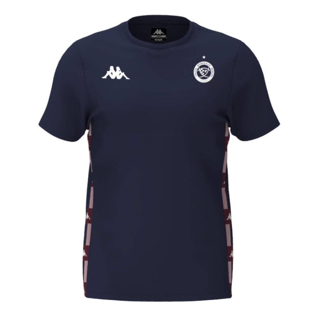 Kappa - T-shirt Union Bordeaux Bègles Coupe D'Europe Pour Enfant Kappa La84 Banda Bleu - T-shirt Manches Courtes - Bleu - Decathlon