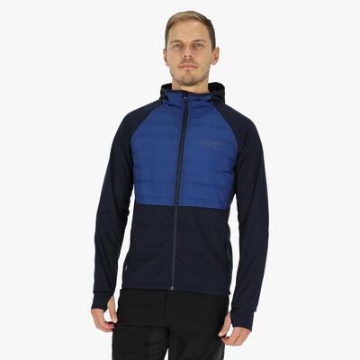 Heren cross-country skiing jas waterproof breathable nordic hybrid hooded