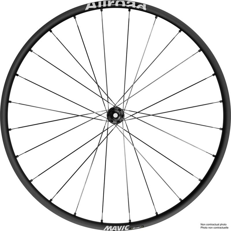 Roată ciclism de șosea Mavic Allroad S Disc Centerlock Shimano 11, negru