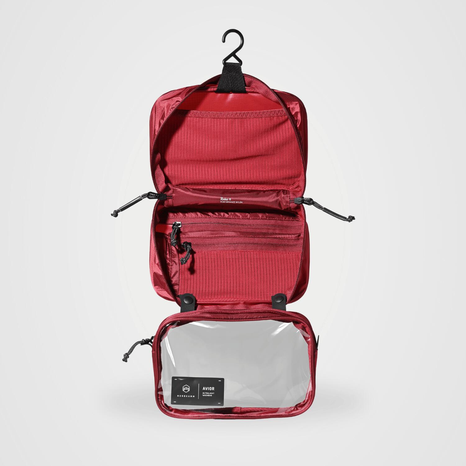 Beauty case pochette da viaggio AVIOR ultraleggero rosso 5/7