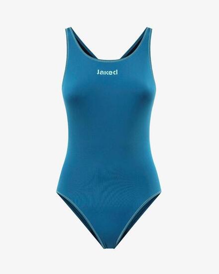 Maillot de bain synthétique bleu océan pour femme