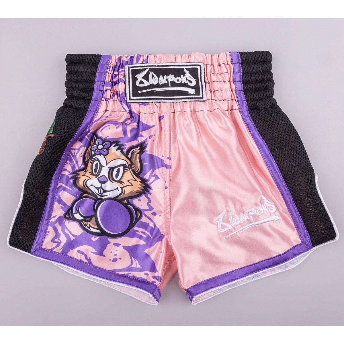 Kids Muay Thai Shorts 8 WEAPONS Jenny pink 3–4Y 3/7