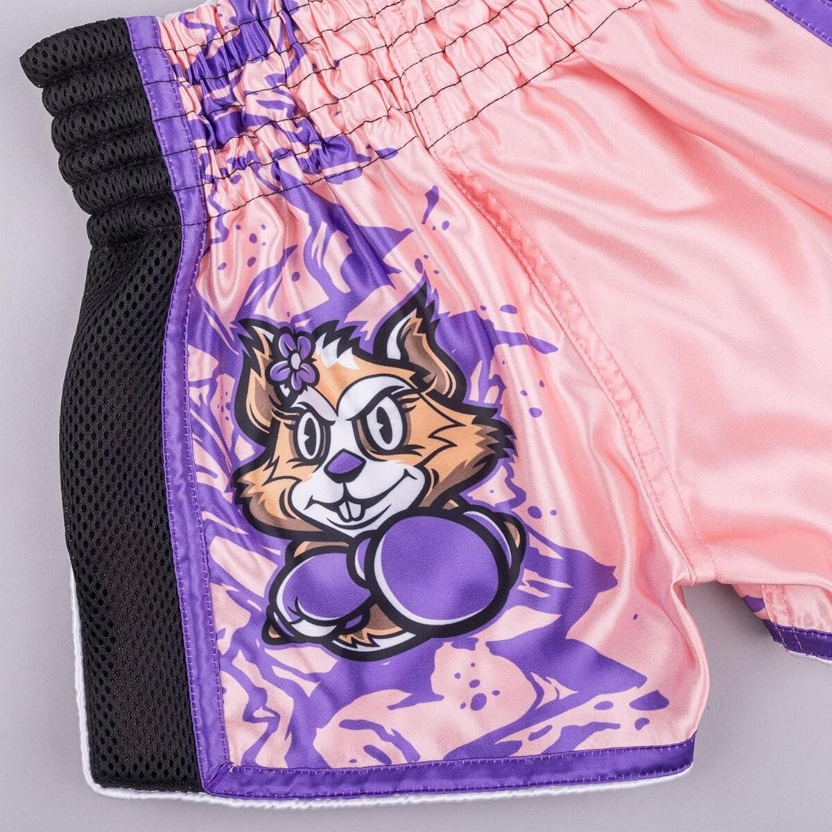 Kids Muay Thai Shorts 8 WEAPONS Jenny pink 3–4Y 7/7