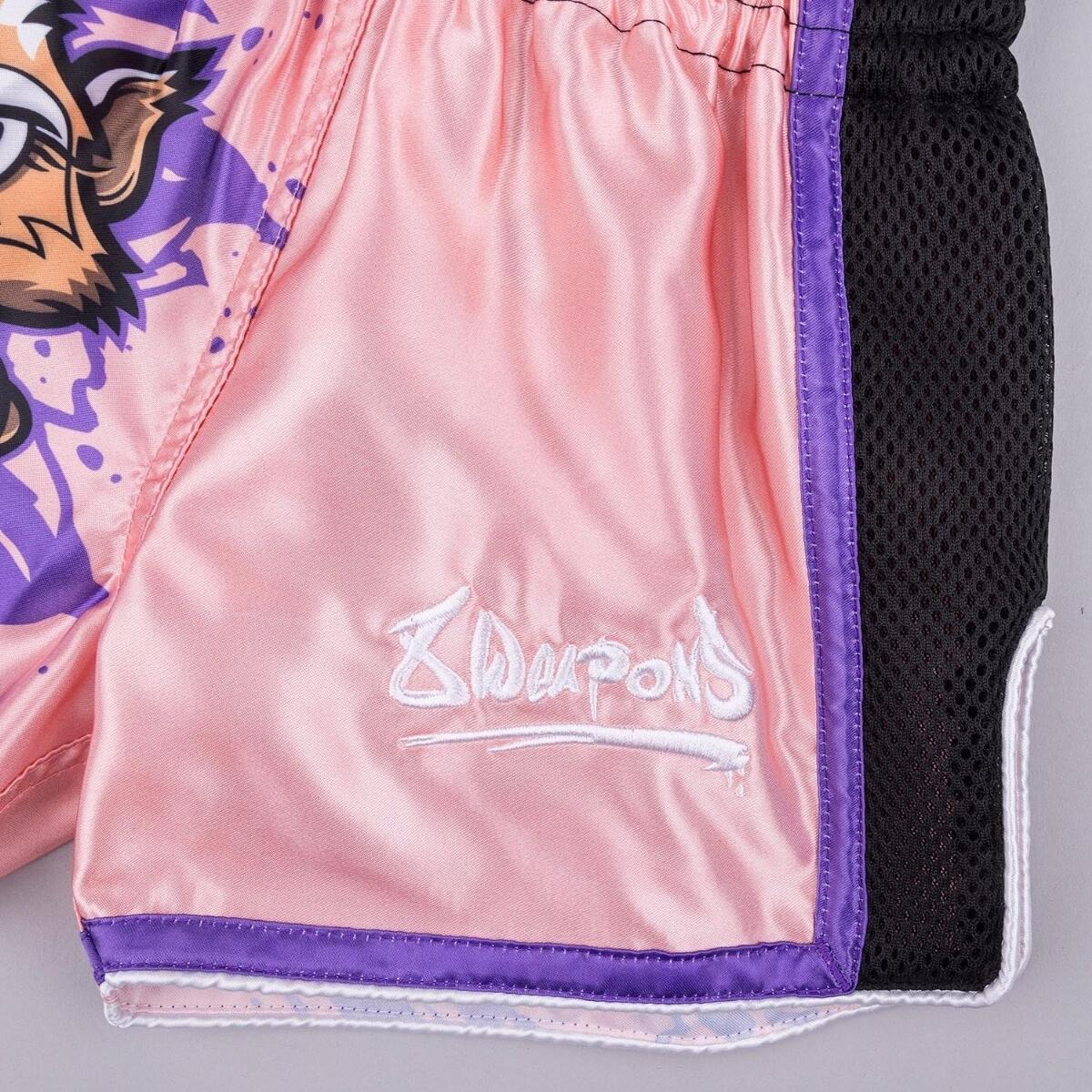 Kids Muay Thai Shorts 8 WEAPONS Jenny pink 3–4Y 5/7