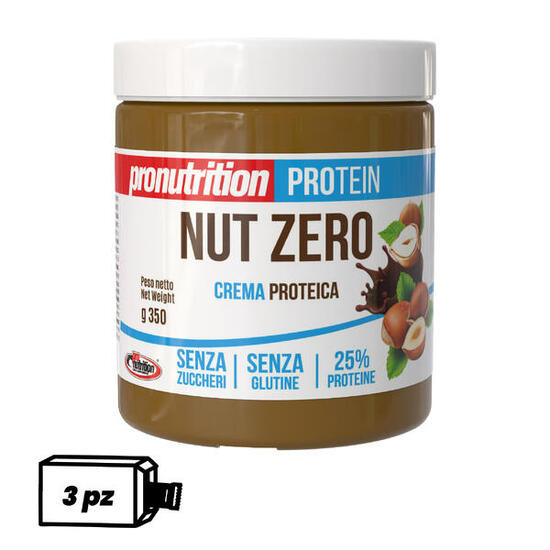 Pro Nutrition Crema Zero 3x350 g 25% proteine senza zuccheri.
