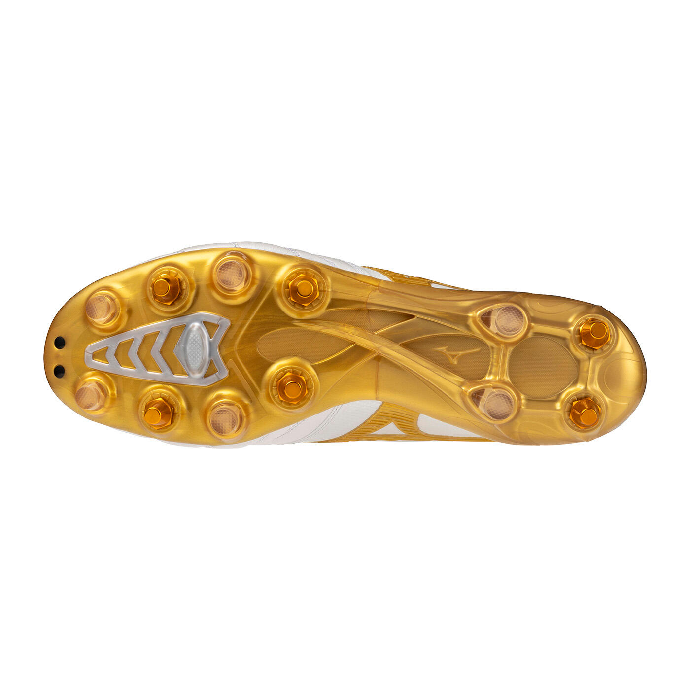 Fußballschuhe Mizuno Morelia Neo Iv Beta Japan Mix Weiß Und Gold 2/5