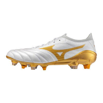 Voetbalschoenen mizuno morelia neo iv beta japan mix wit en goud