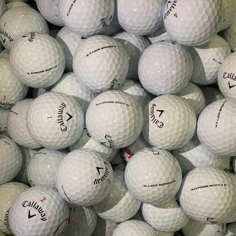 24 Balles de Golf Callaway Chrome Soft d’Occasion – Lakeballs 2/2