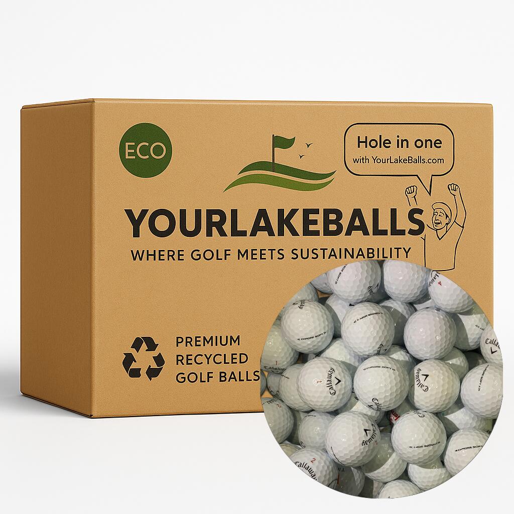 24 Used Callaway Chrome Soft Golf Balls – Lakeballs