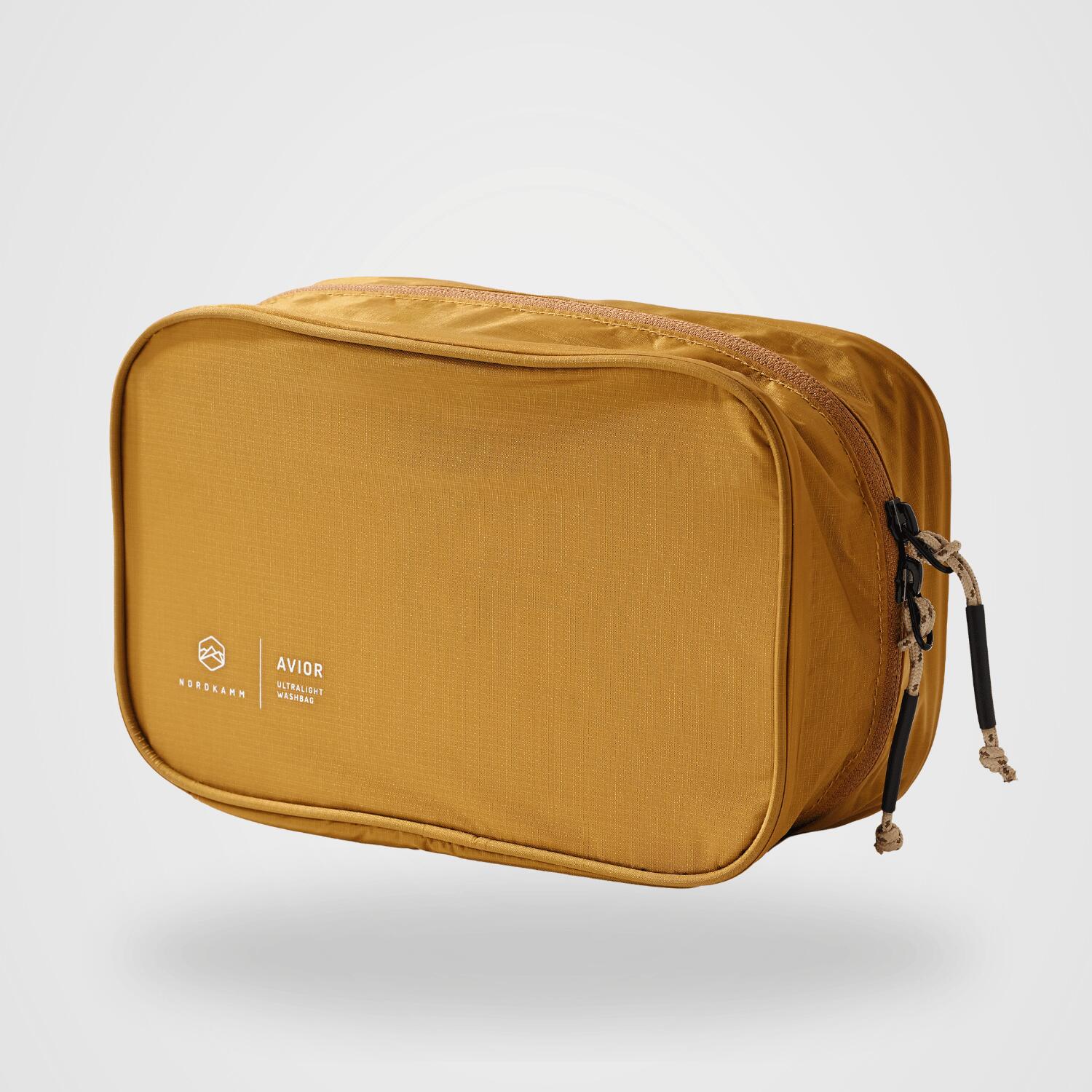 Trousse de toilette AVIOR à suspendre, ultralégère, jaune 3/7