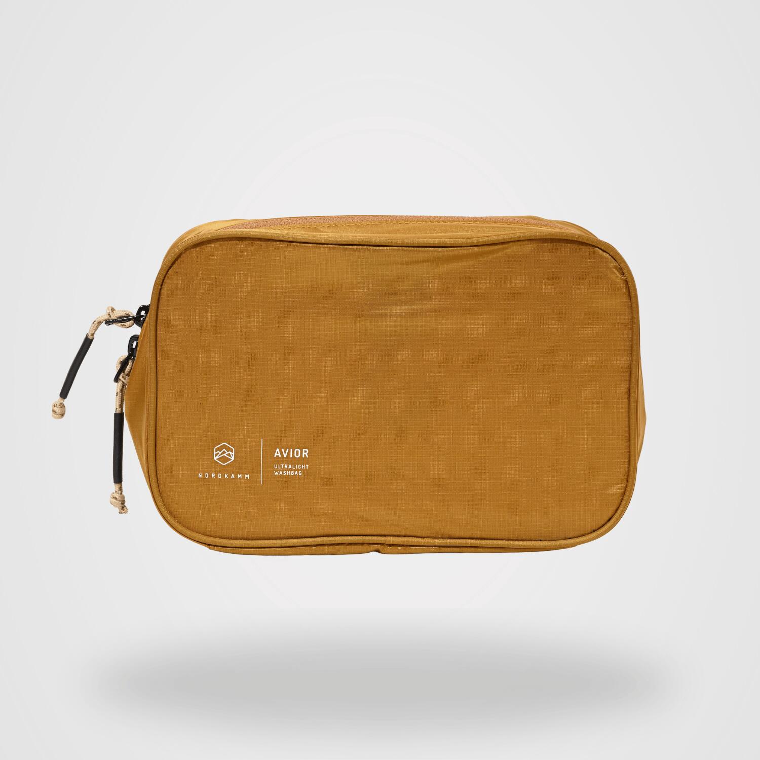 Trousse de toilette AVIOR à suspendre, ultralégère, jaune 2/7