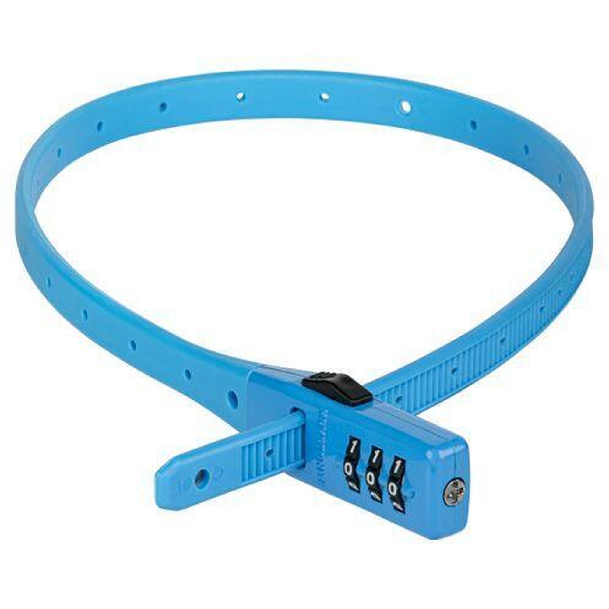 Kryptonite - Câble D'Antivol Kryptonite Click Lock Bleu 480 Mm - Module Fixation - Bleu - Decathlon