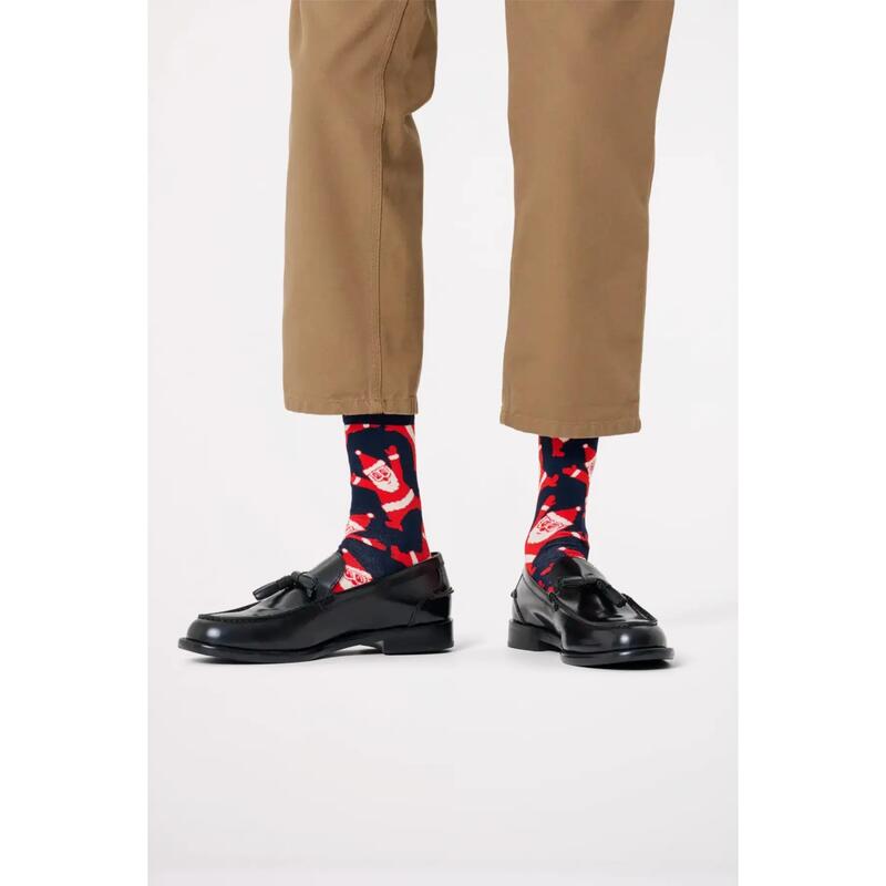 Ciorapi Happy Socks Model Santa Culoare Albastru