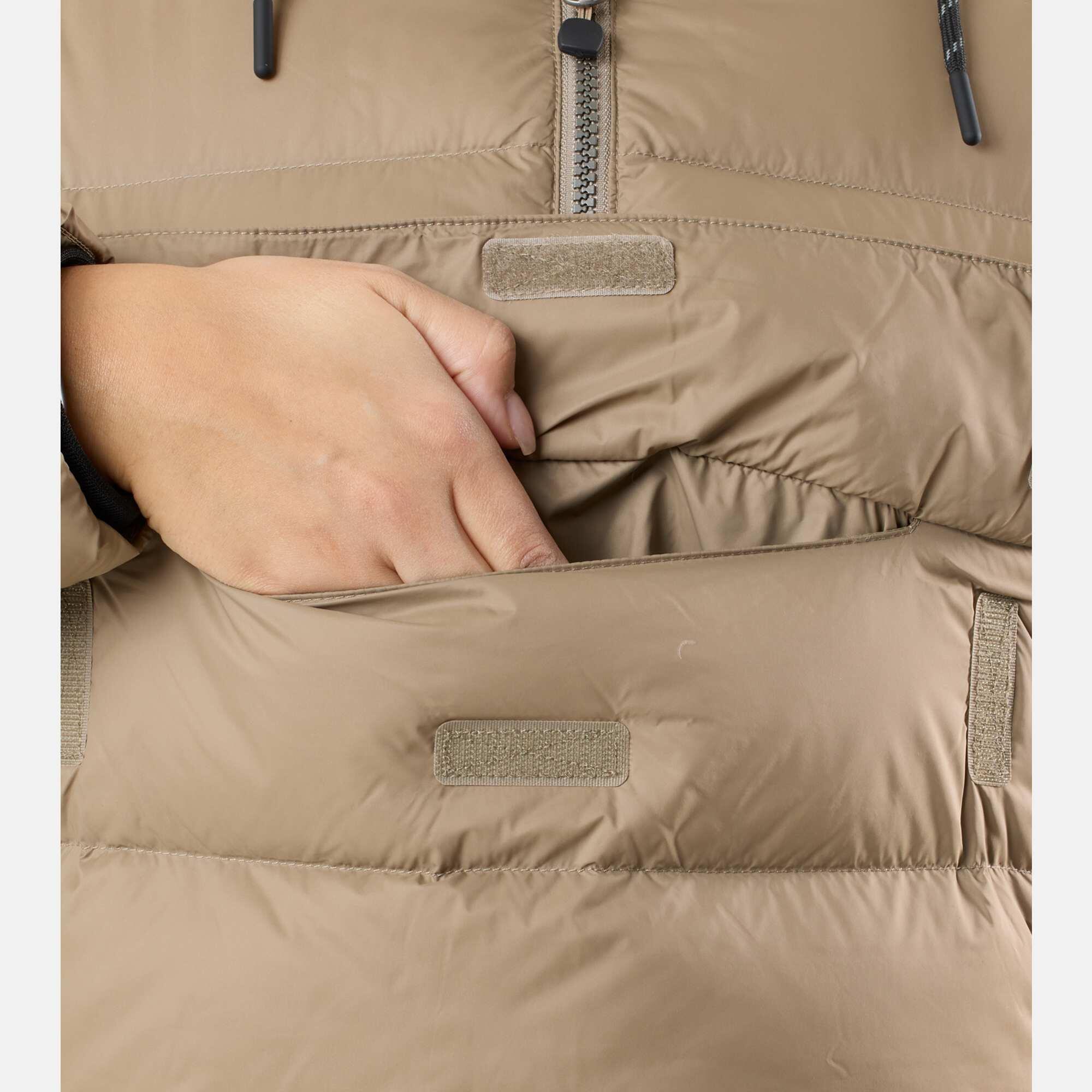 Doudoune randonnée femme coupe-vent respirante Östersund Anorak Long 7/7
