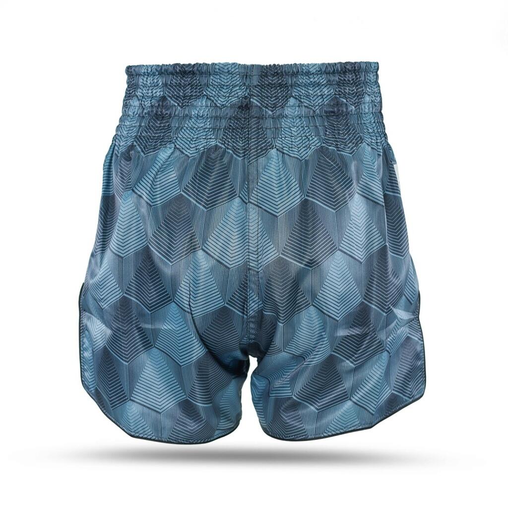 Fairtex x Booster - Muay Thai short FXB TBT Stealth Blue 3/3
