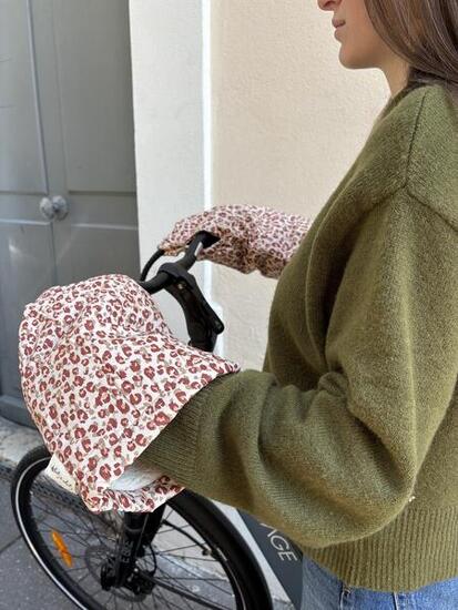 Manchons guidon courbé Suzon Safari