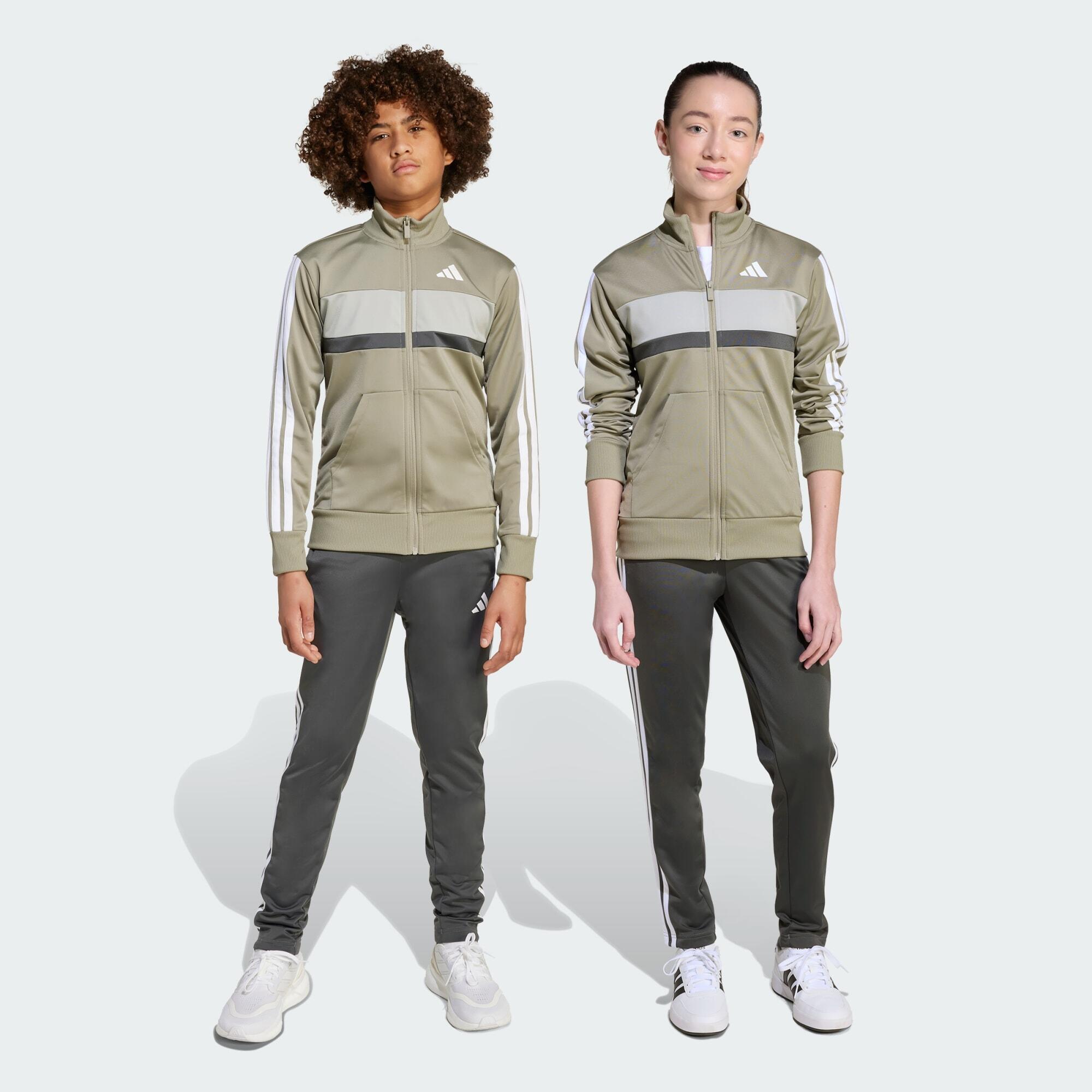 Seasonal Essentials Tiberio 3-Streifen Tricot Kids Trainingsanzug 2/7