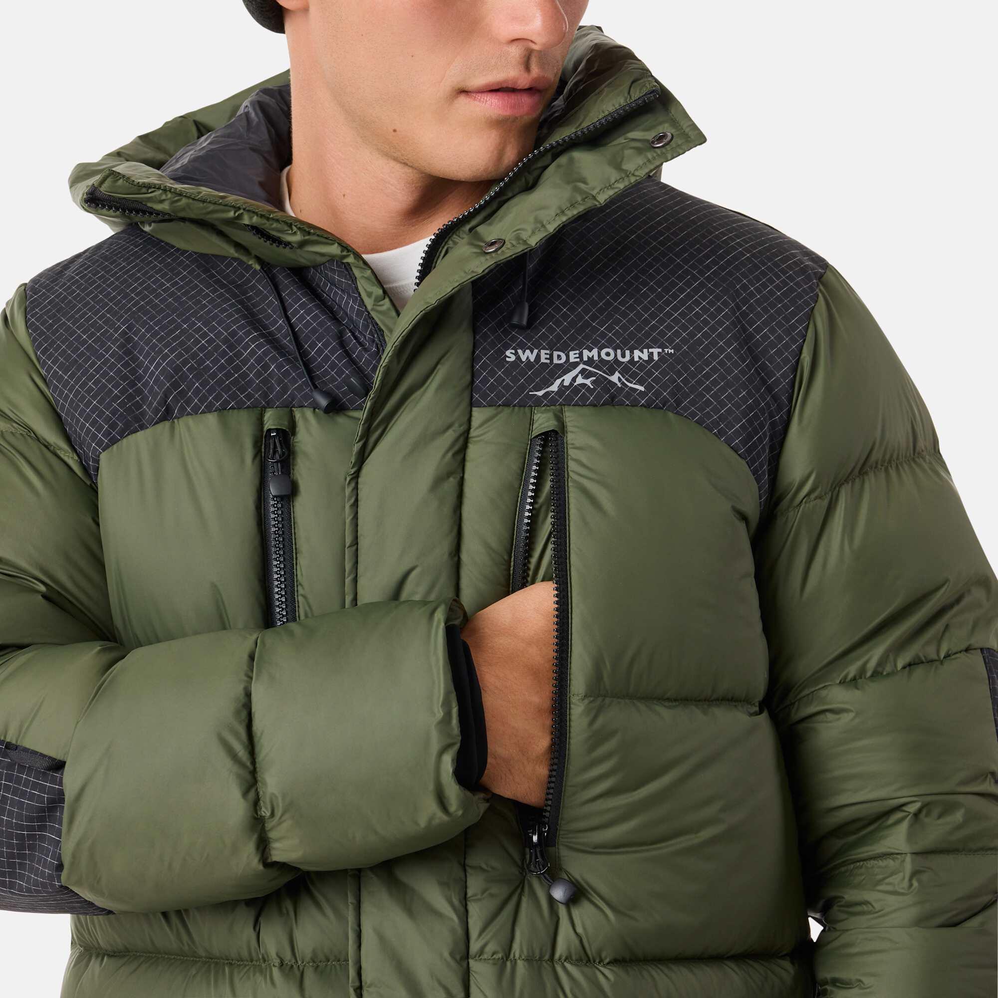 Parka de randonnée homme hiver coupe-vent respirante Östersund Expedition Down 7/8