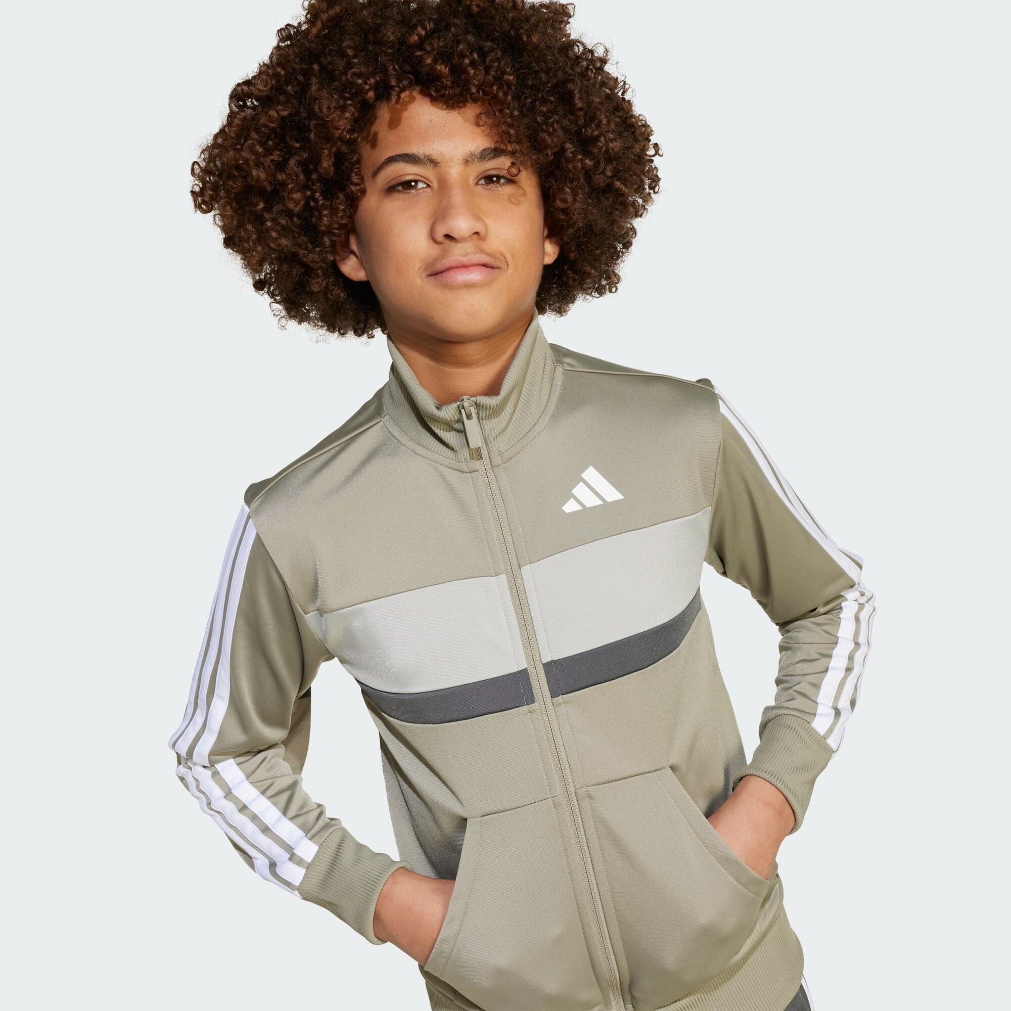 Seasonal Essentials Tiberio 3-Streifen Tricot Kids Trainingsanzug 6/7
