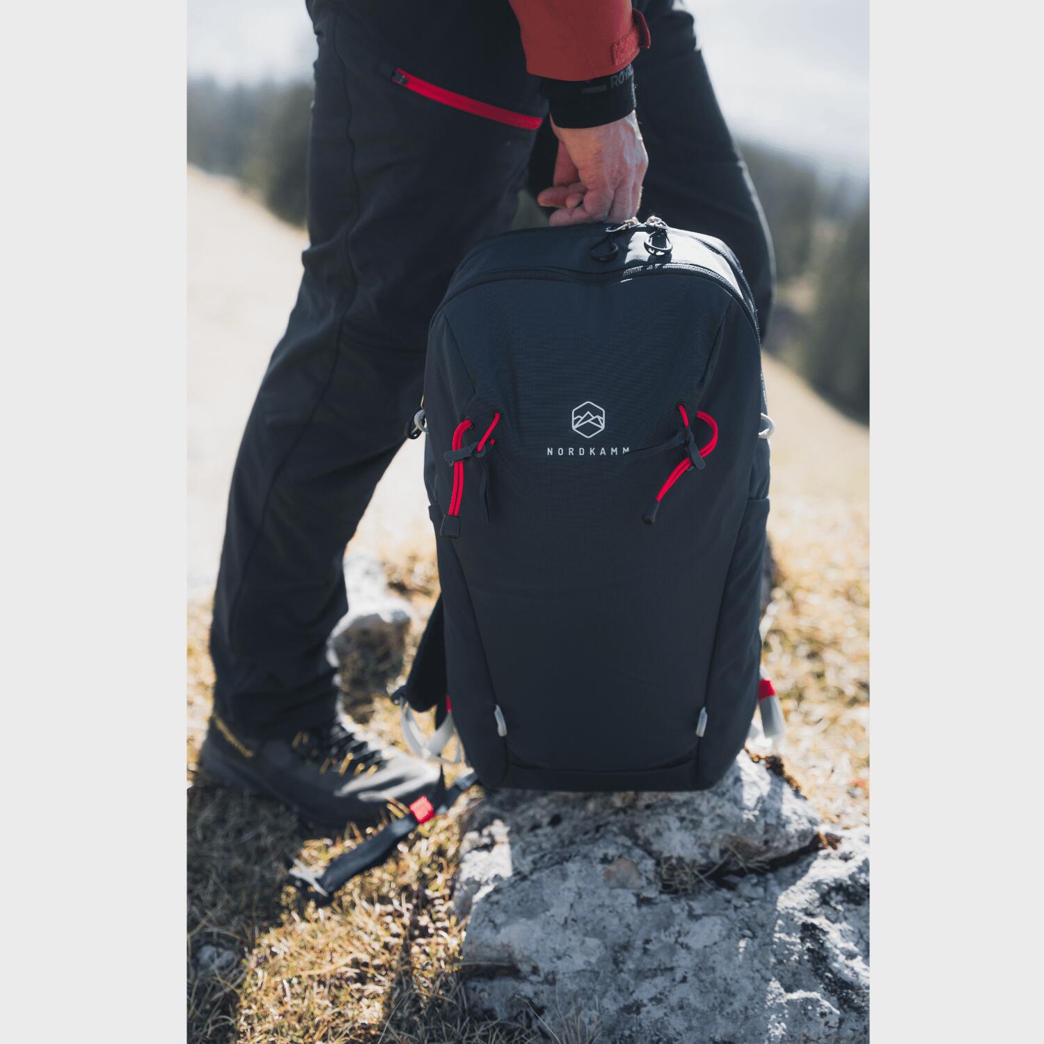NORDKAMM Wandelrugzak 20 L dames heren daypack lichte dagrugzak 20 liter geel 6/7