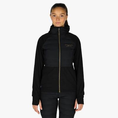 Dames cross-country ski jas waterdicht ademend nordic hybrid hooded w