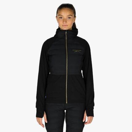 Dames cross-country ski jas waterdicht ademend Nordic Hybrid Hooded W