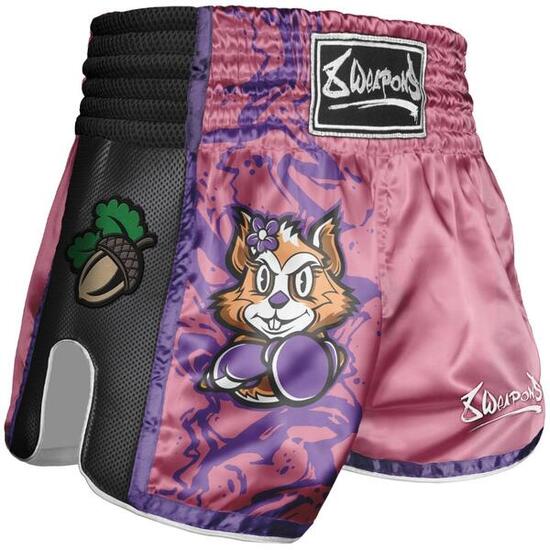 Short de Muay Thaï Enfant 8 WEAPONS Jenny rose 4–6 ans