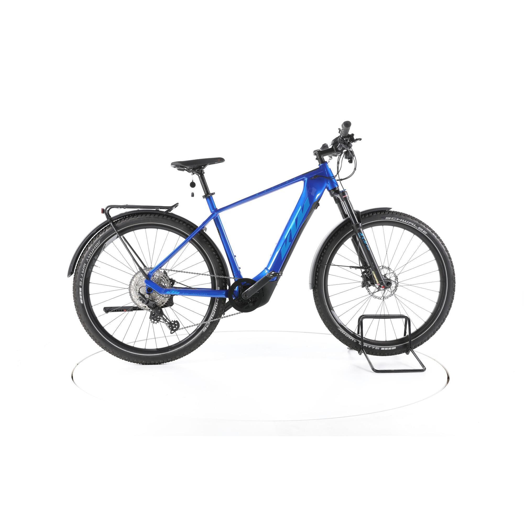 Ktm - Reconditionné - Ktm Macina Team Lfc Trekking Vélo Électrique - Très Bon - Vélo Tout Chemin - Bleu - 53 - Decathlon
