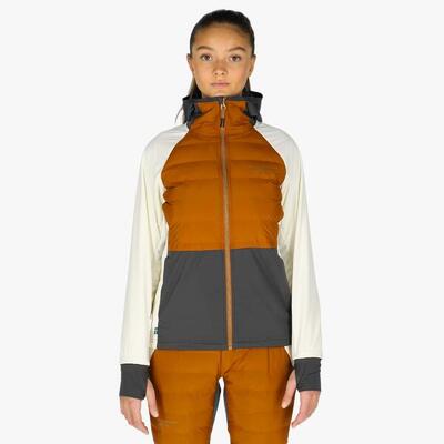 Dames cross-country ski jas waterdicht ademend nordic hybrid hooded w