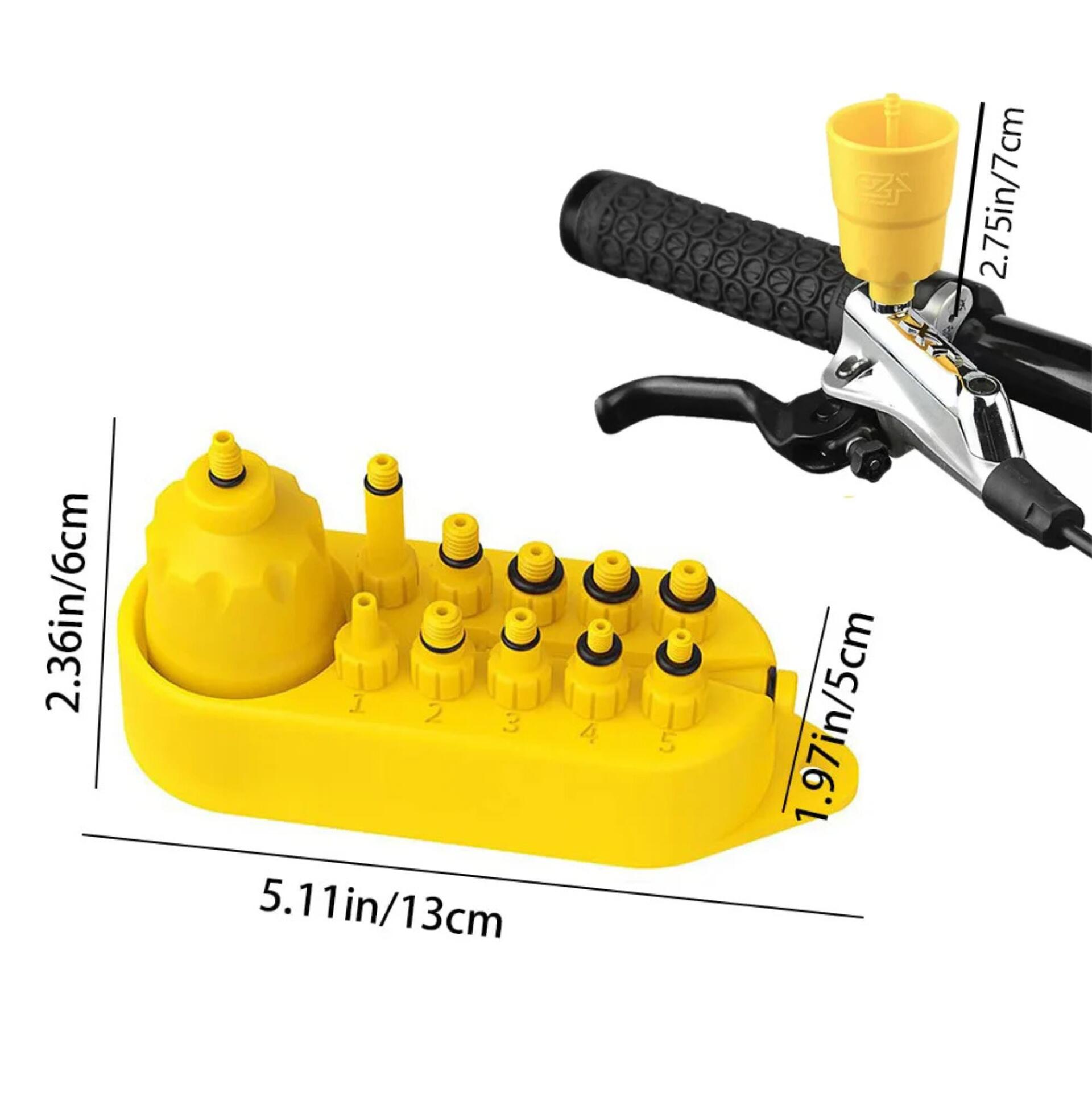 Kit De Purge De Frein Hydraulique Vélo – Avec Seringue Et Entonnoir, Complet Et Léger