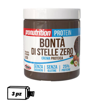 Pro Nutrition Crema Proteica Zero 3x350 g Crunchy 25% proteine.