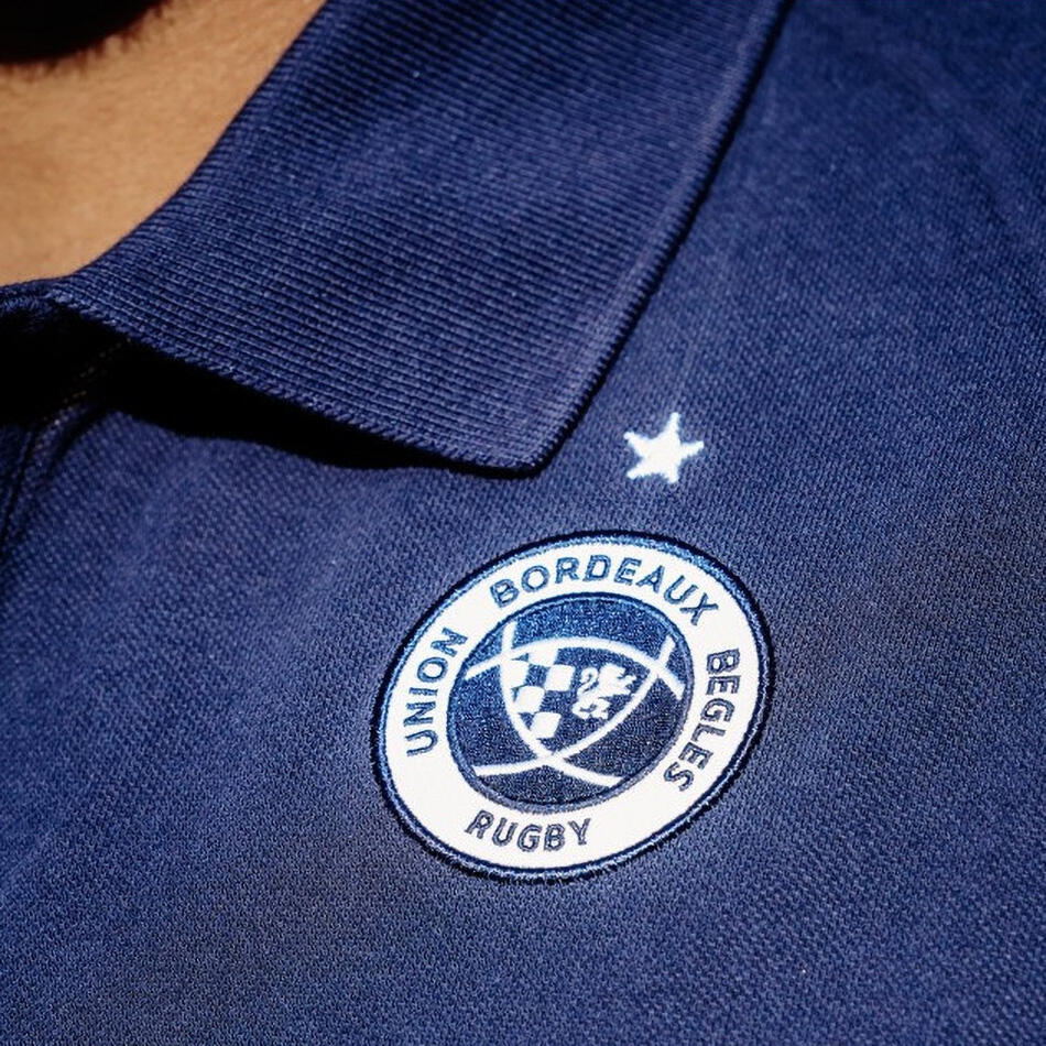 Polo Union Bordeaux Bègles Coupe d'Europe per adulto Kappa Bleu marine 4/4