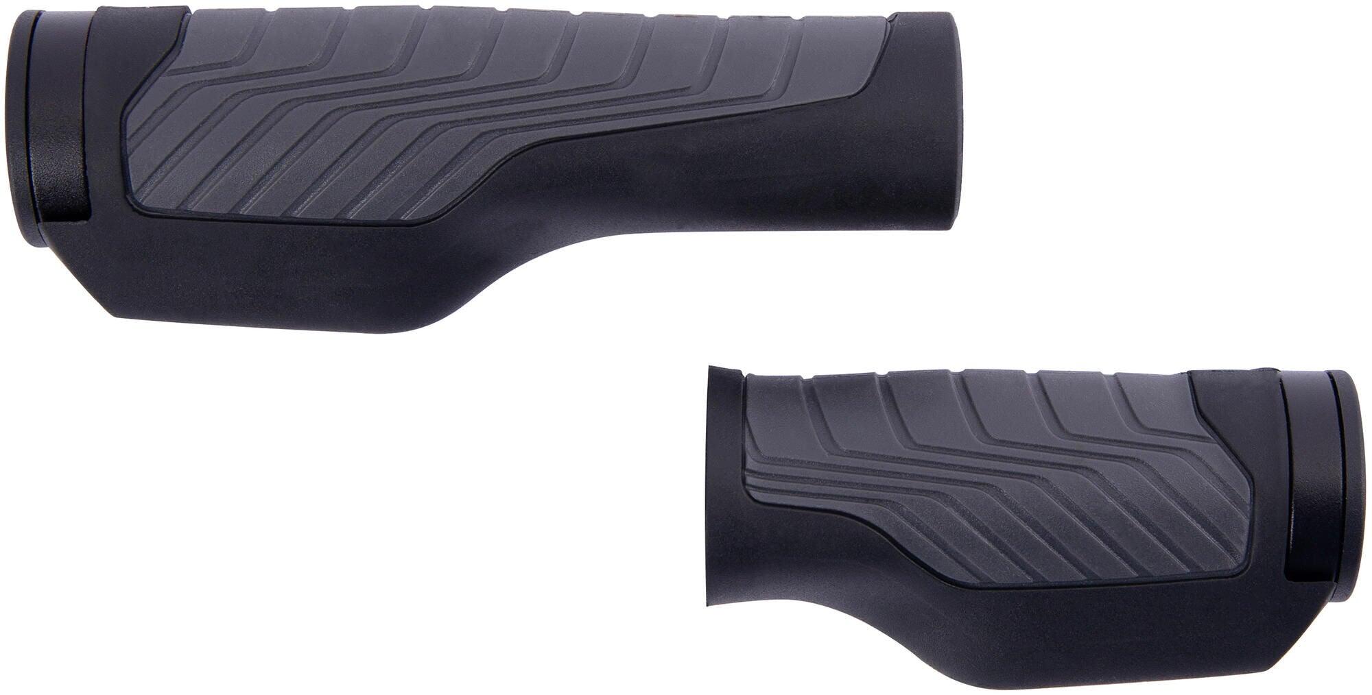 Ergonomiczne chwyty rowerowe Contec Ct 130/90mm w kolorze czarnym/szarym