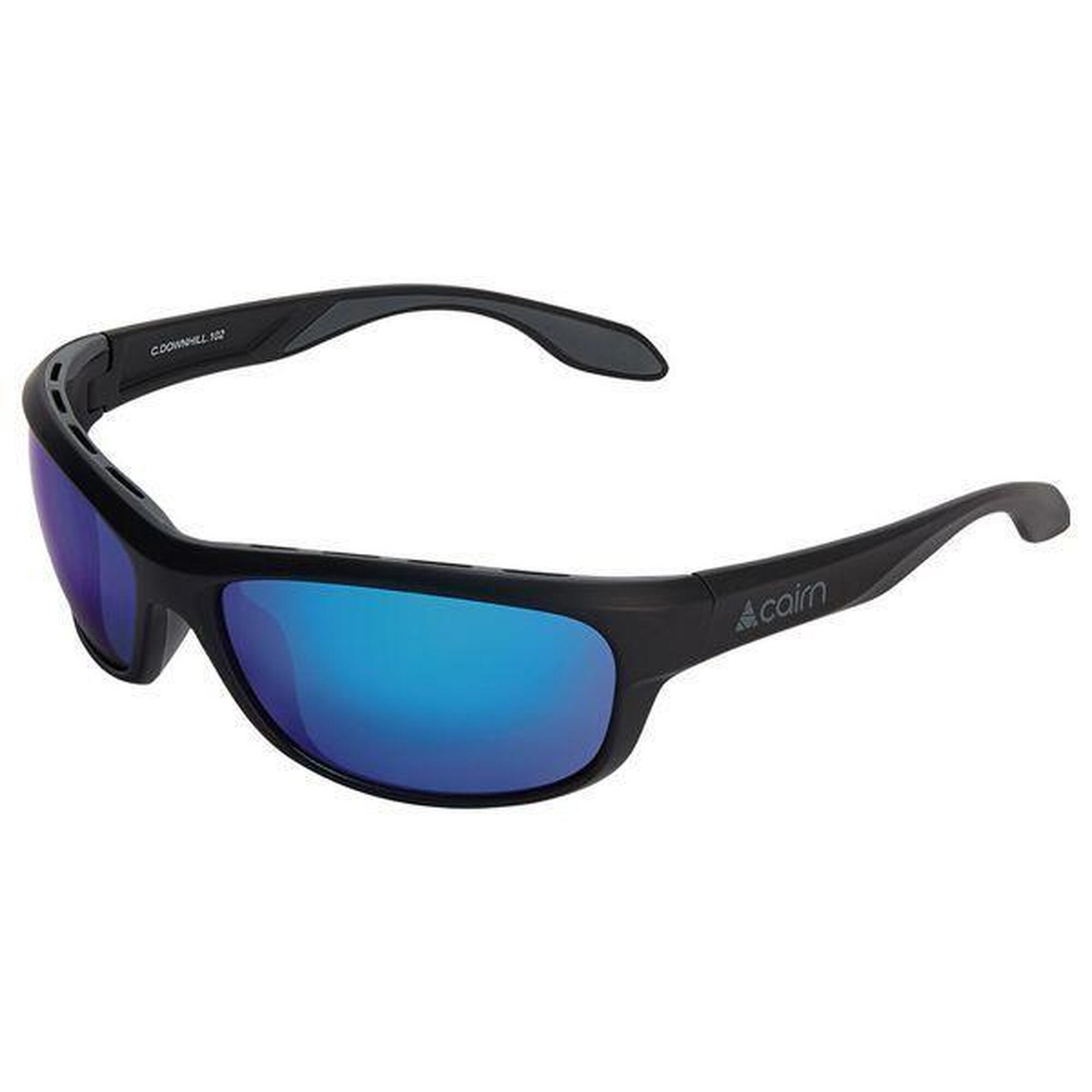 Cairn - Lunettes De Soleil Cairn Downhill Mat Noir Graphite Bleu - Lunettes De Soleil - Bleu|noir - No Size - Decathlon