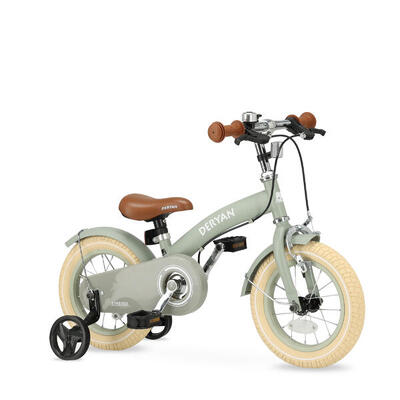 Deryan 3-in-1 kinderfiets 12 inch - loopfiets - inc. zijwieltjes