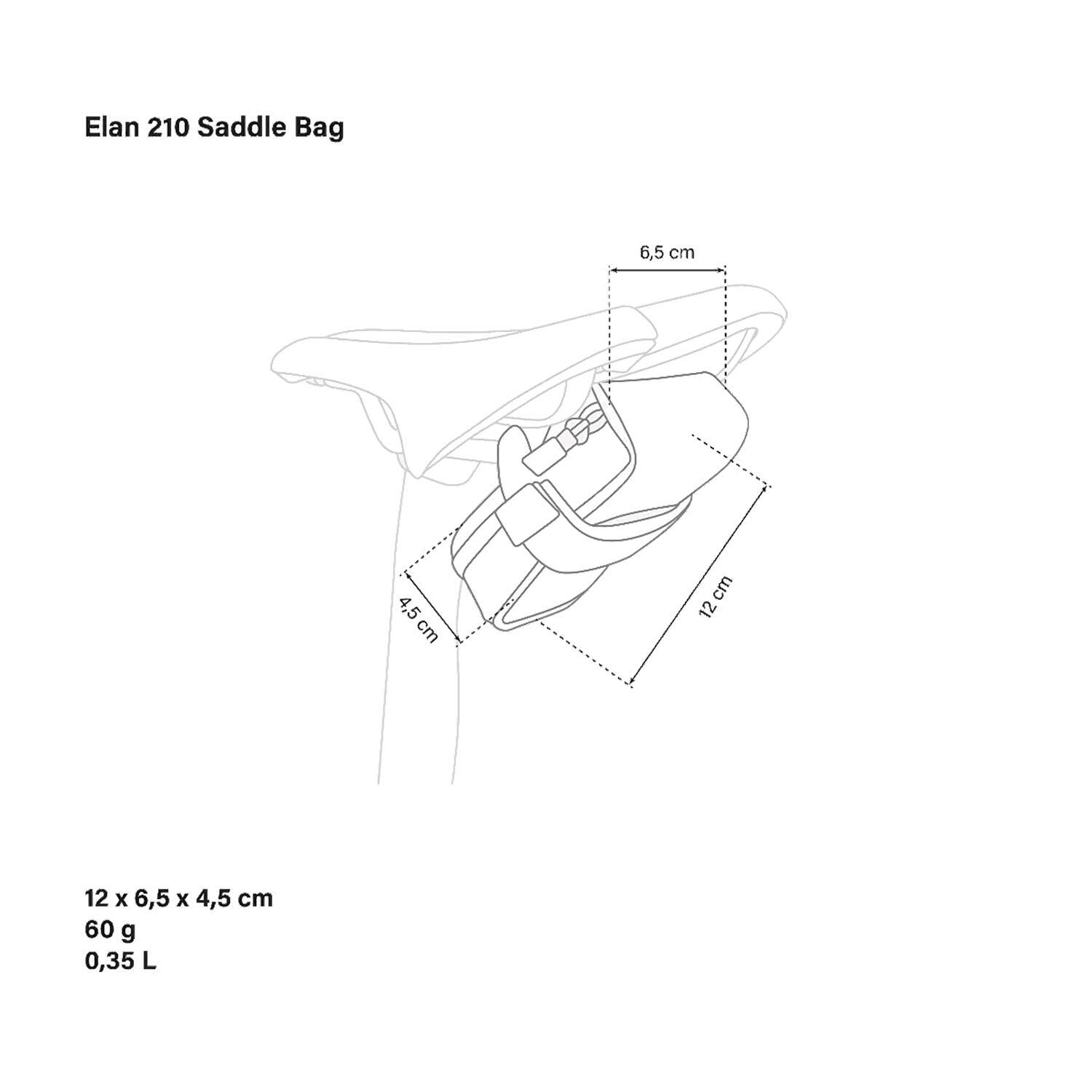 Scicon Sports Elan 210 Saddle Bag — 0.35L CrossGuard 5/7