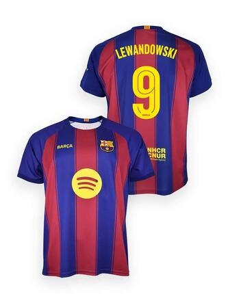 Maillot premium domicile du FC Barcelone 25-26, réplique - Lewandowski 9