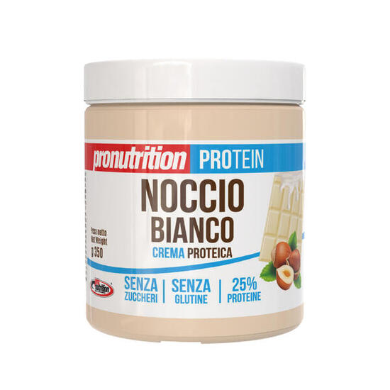 PRO NUTRITION Crema Proteica Zero 350 g – Senza zuccheri C. bianco e nocciole.