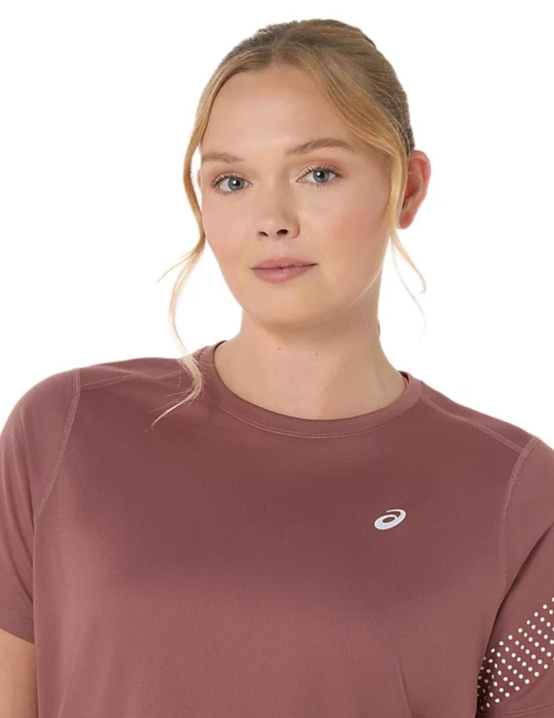 T-Shirt für Damen Asics Icon Rosa 5/6