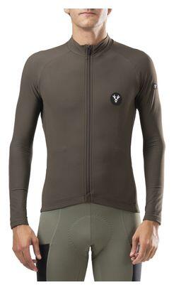 Camisola de manga comprida lebram off-road mid-season verde caqui