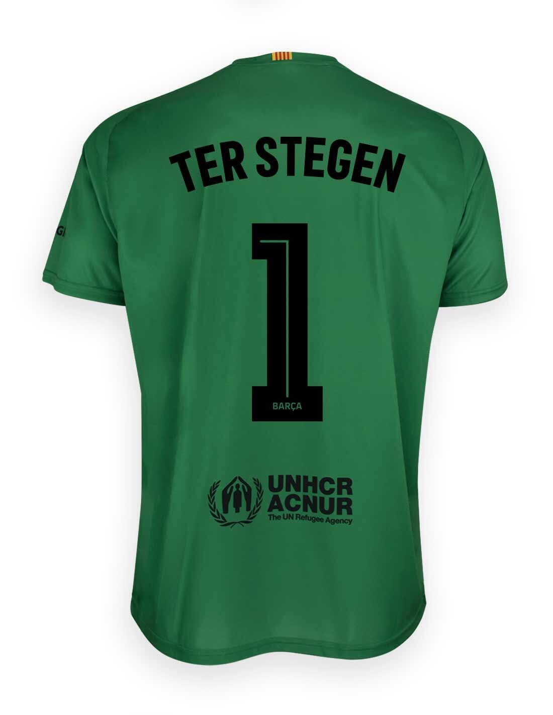 Conjunto Infantil Ter Stegen FC Barcelona 25/26 - Réplica Oficial 2/4
