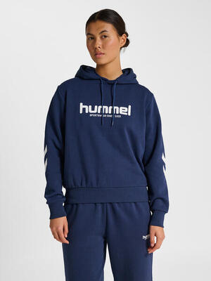 Trekkoordsluiting hoodie hmllegacy dames hummel