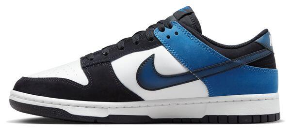 Chaussures Nike Sportswear Dunk Low Retro NAS Noir Blanc Bleu 2/6